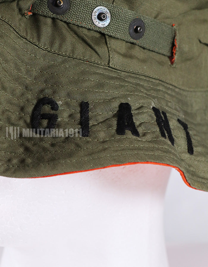 実物　アメリカ空軍　JOLLY GREEN GIANT パラレスキューハット　状態良い　刺繍入り