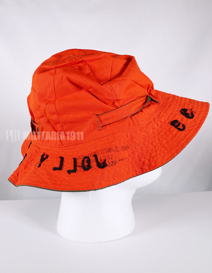 実物　アメリカ空軍　JOLLY GREEN GIANT パラレスキューハット　状態良い　刺繍入り