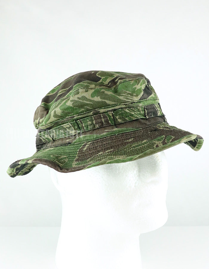 実物　タイガーストライプ　ブーニーハット　TO79 スタンプ付　状態良い　シルバータイガー