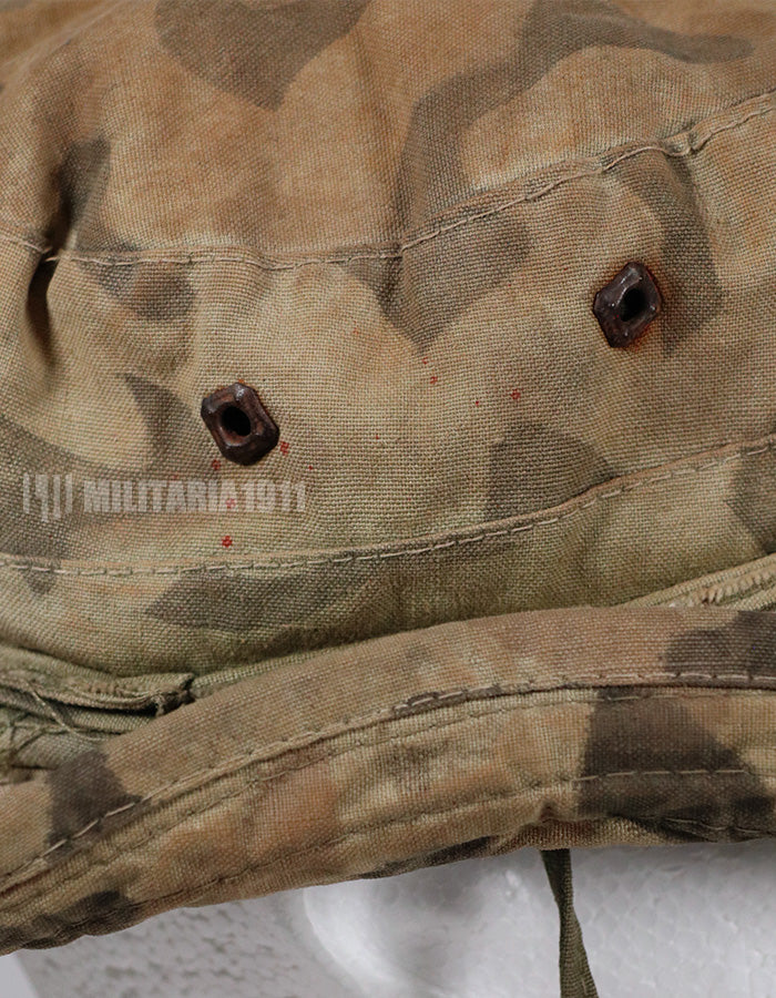 Real South Vietnam National Field Police Cloud Camouflage Boonei Hat with Patch (retrofitted)