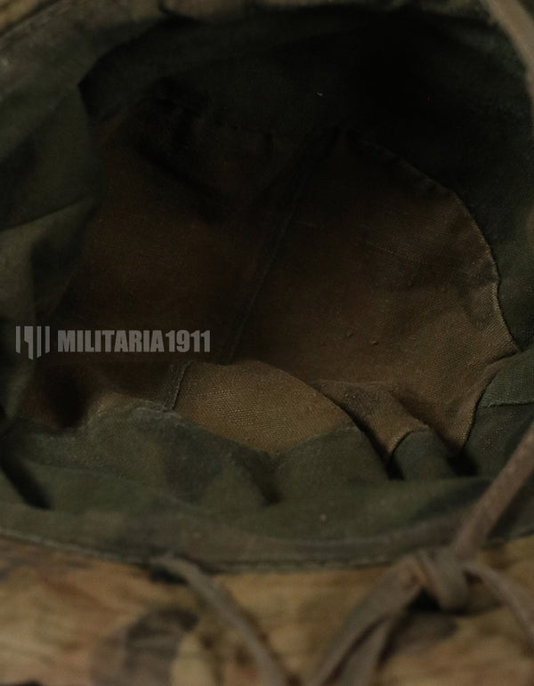 Real South Vietnam National Field Police Cloud Camouflage Boonei Hat with Patch (retrofitted)