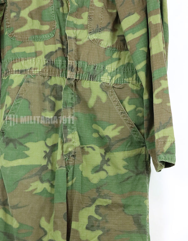 レプリカ扱い　実物ERDL生地使用　カバーオール　ハンティング用民生品　中古品