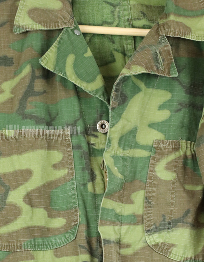 レプリカ扱い　実物ERDL生地使用　カバーオール　ハンティング用民生品　中古品