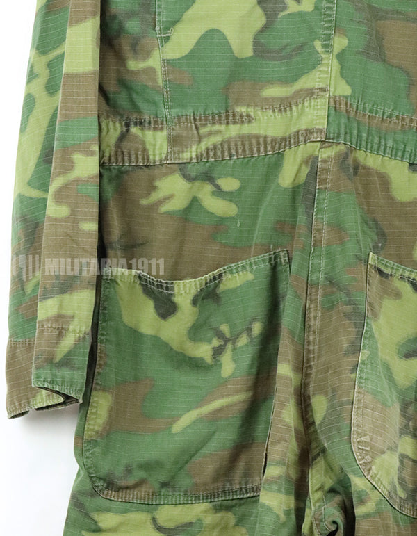 レプリカ扱い　実物ERDL生地使用　カバーオール　ハンティング用民生品　中古品