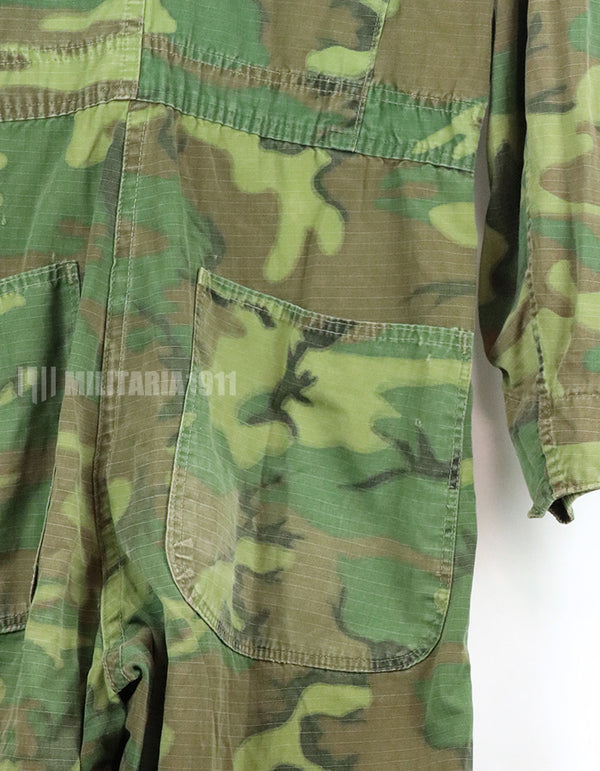 レプリカ扱い　実物ERDL生地使用　カバーオール　ハンティング用民生品　中古品