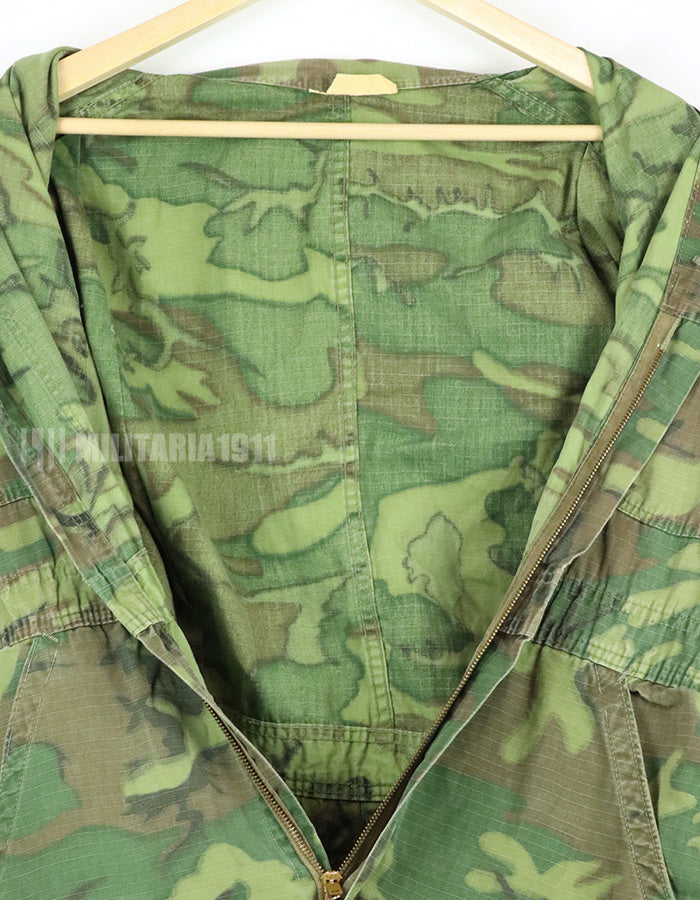 レプリカ扱い　実物ERDL生地使用　カバーオール　ハンティング用民生品　中古品