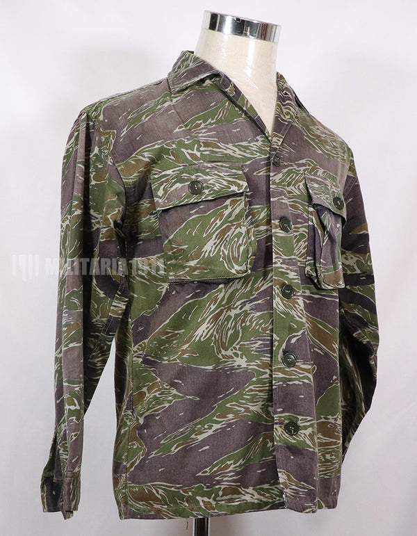 レプリカ　シルバータイガーストライプ　タイガーストライプシャツ　退色あり　メーカー不明　