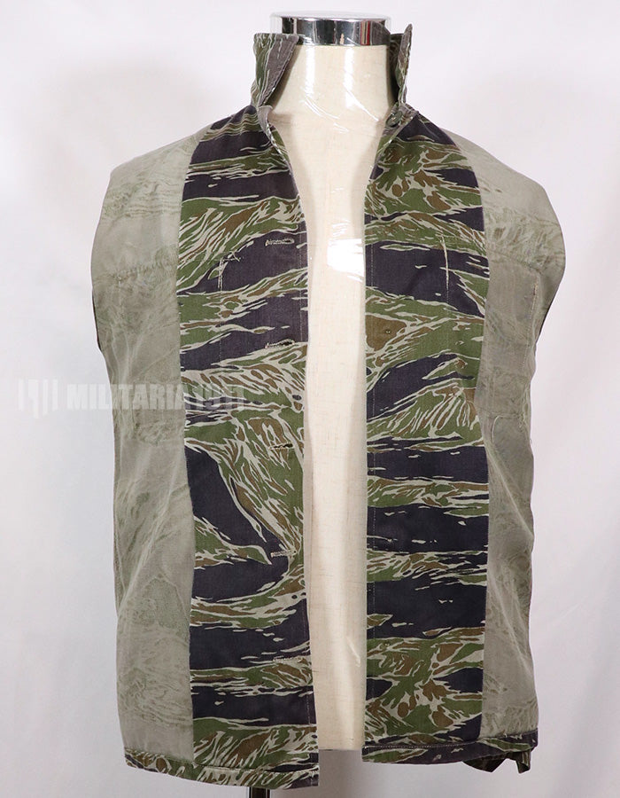 レプリカ　シルバータイガーストライプ　タイガーストライプシャツ　退色あり　メーカー不明　