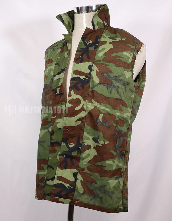 レプリカ　南ベトナムレンジャー リーフカモフラージュ　ノースリーブシャツ　中古品