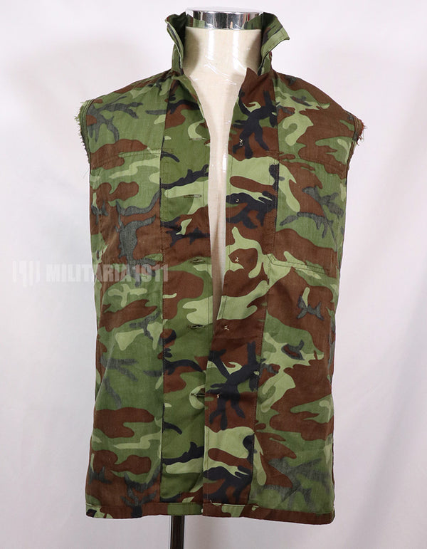 レプリカ　南ベトナムレンジャー リーフカモフラージュ　ノースリーブシャツ　中古品
