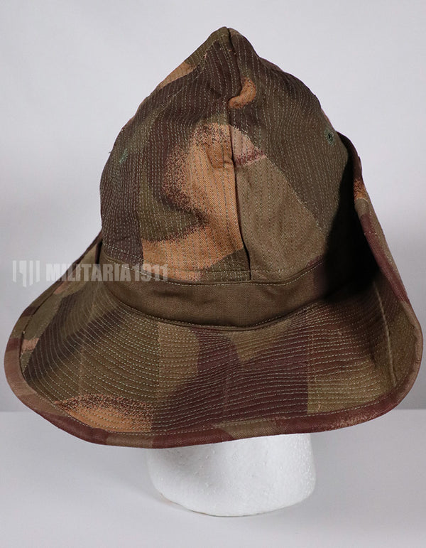 実物生地レプリカ　フランス軍　南ベトナム陸軍　ウィンドプルーフカモフラージュ　ブッシュハット　中古品