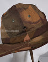 実物生地レプリカ　フランス軍　南ベトナム陸軍　ウィンドプルーフカモフラージュ　ブッシュハット　中古品