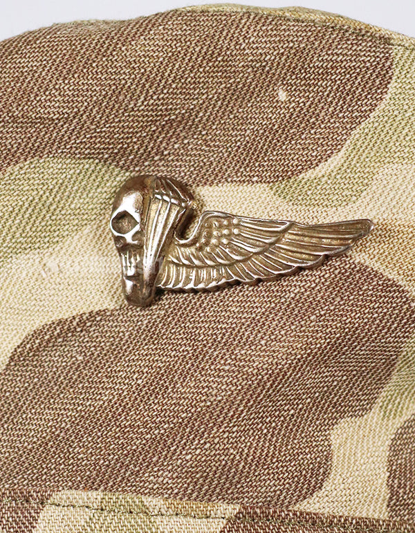 実物　USMC フォースリーコン　フロッグスキン迷彩　迷彩ベレー　バッジ（後付け）