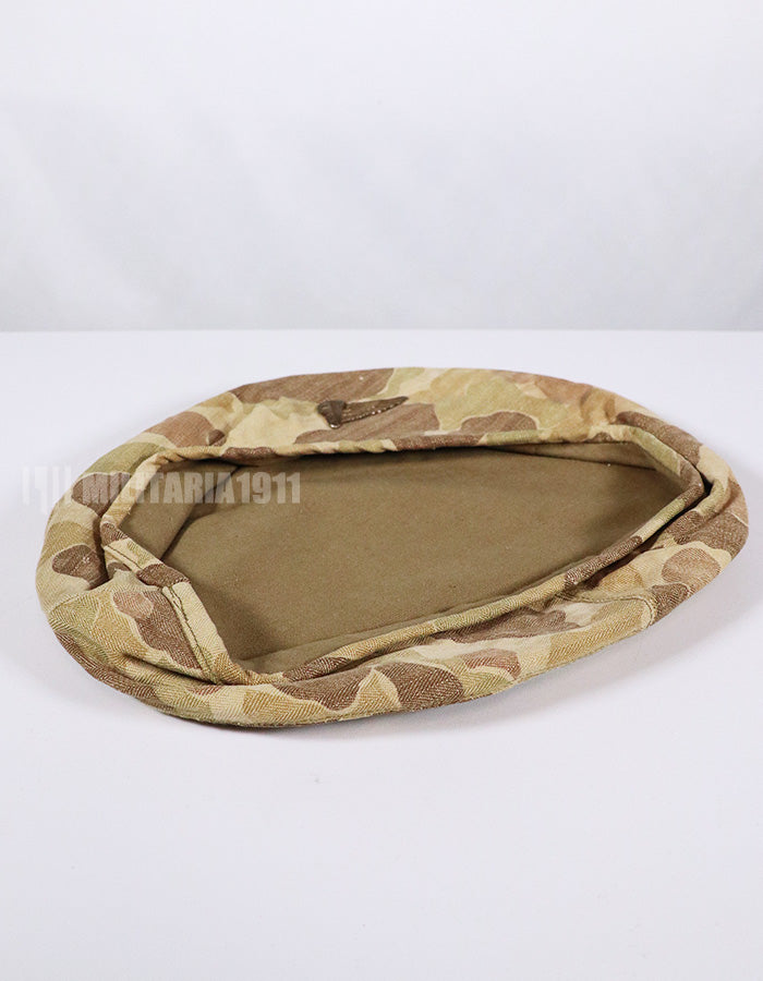 実物　USMC フォースリーコン　フロッグスキン迷彩　迷彩ベレー　バッジ（後付け）