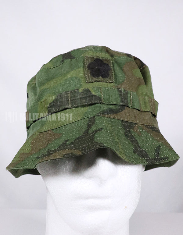 レプリカ　ERDL ショートブリムブーニーハット　ARVN 階級章付き